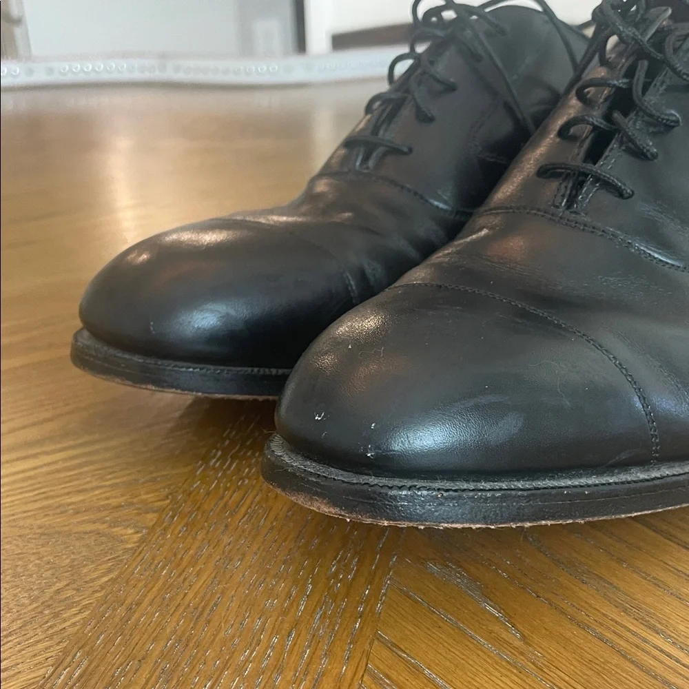 Classic Johnson & Murphy Aristocraft Black Leather Men's Dress Shoes